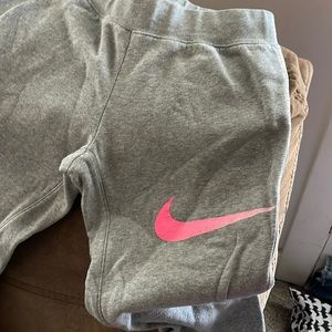 Nike Joggers Girls size Large.